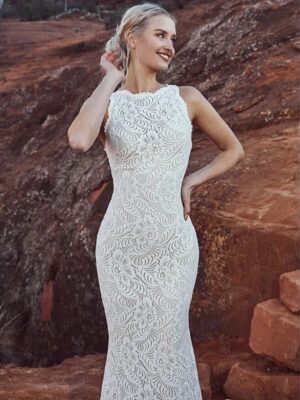 Boho Brautkleid Silberschweigen
