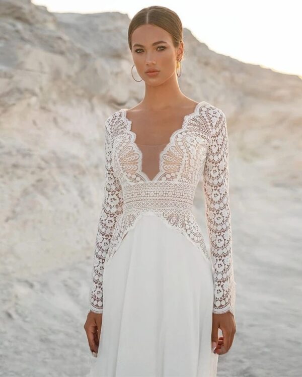 Boho Brautkleid Flammendes Schweigen