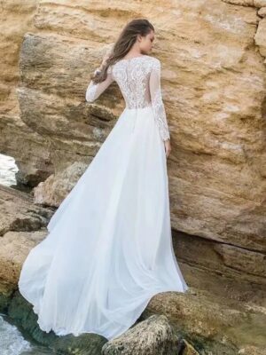 Boho Brautkleid Wunder des Augenblicks