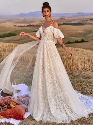 Boho Brautkleid Leiser Augenblick