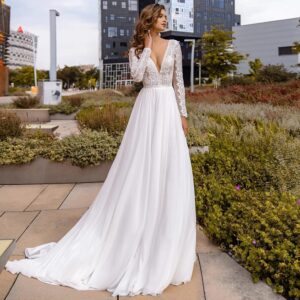 Boho Brautkleid Sanfter Blick
