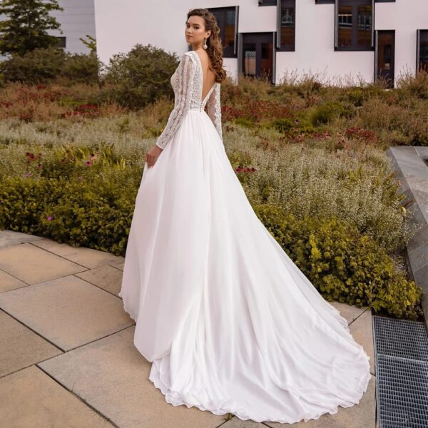 Boho Brautkleid Sanfter Blick