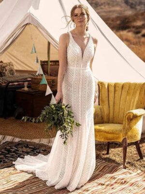Boho Brautkleid Mondschatten
