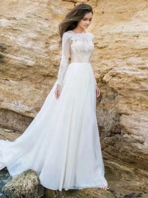 Boho Brautkleid Wunder des Augenblicks