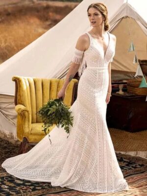 Boho Brautkleid Mondschatten