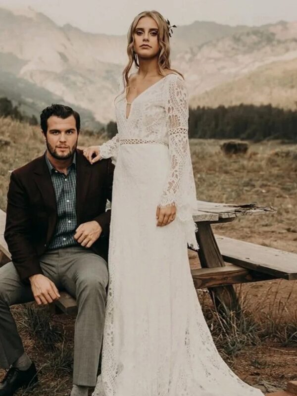 Boho Brautkleid Traumranke