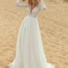 Boho Brautkleid Himmelstau
