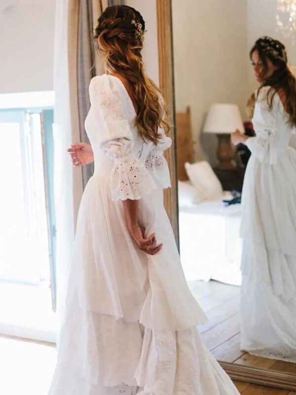 Boho Brautkleid Traumgold