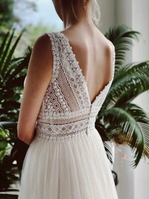 Boho Brautkleid Samt der Seele