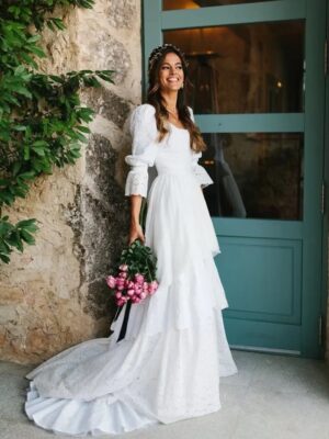 Boho Brautkleid Traumgold