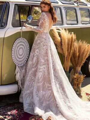 Boho Brautkleid Seelengold