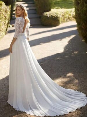 Boho Brautkleid Blütenflüstern