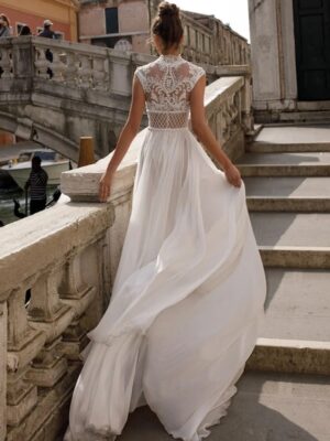 Boho Brautkleid Nachtrosen