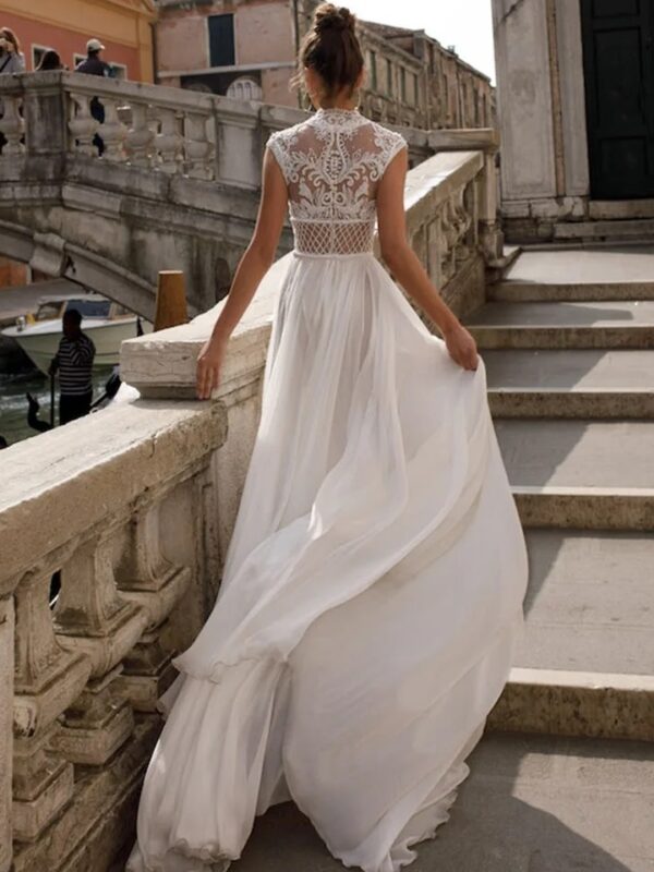 Boho Brautkleid Nachtrosen
