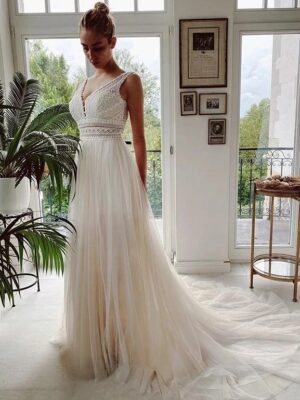 Boho Brautkleid Samt der Seele