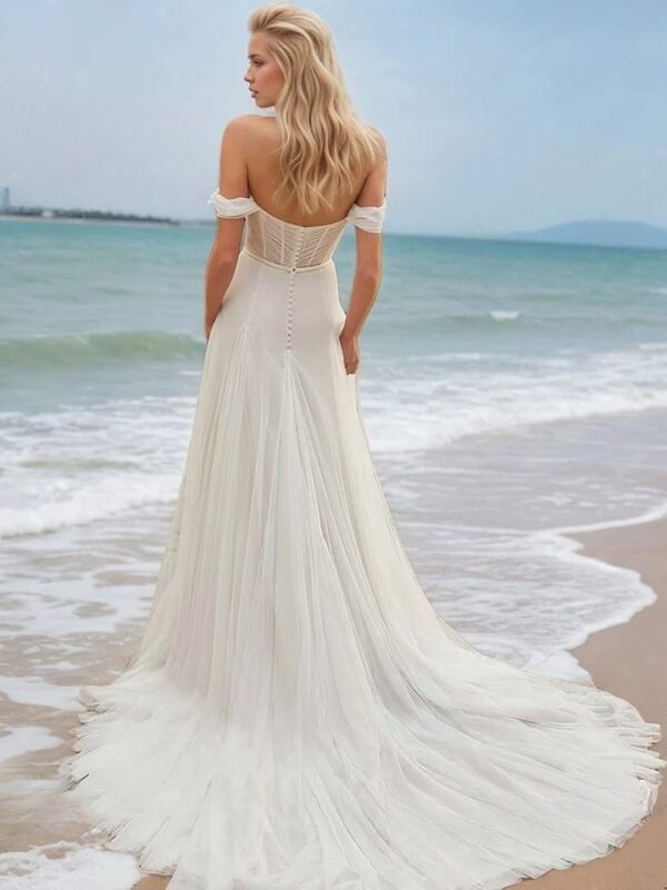Boho Brautkleid Herzschimmer