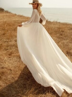 Boho Brautkleid Sommerpoesie