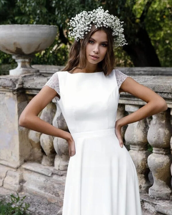 Boho Brautkleid Goldene Erinnerung