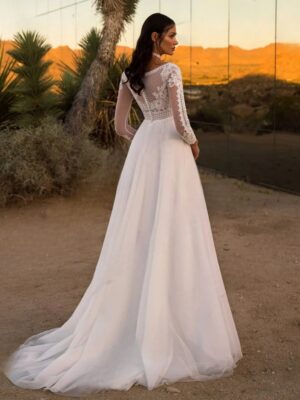 Boho Brautkleid Schattenlicht