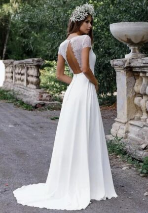 Boho Brautkleid Goldene Erinnerung