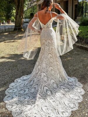 Boho Brautkleid Schatten der Sonne