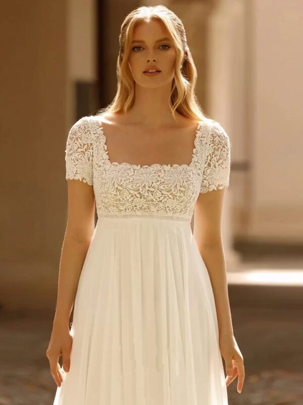 Boho Brautkleid Stilles Licht