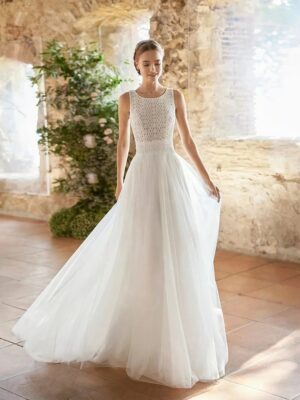 Boho Brautkleid Frühlingslicht