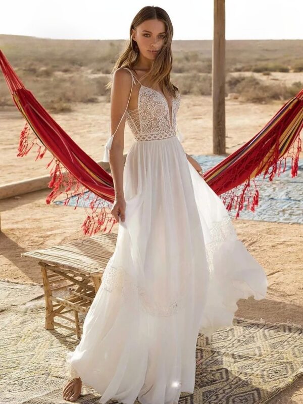 Boho Brautkleid Rosengeflüster