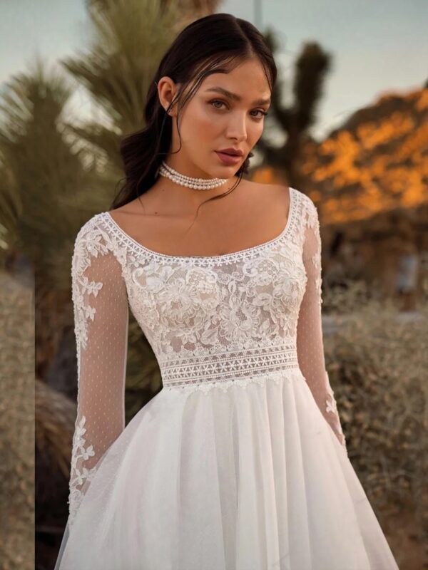 Boho Brautkleid Schattenlicht