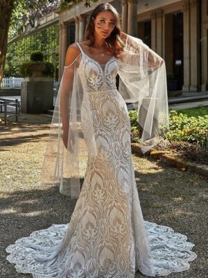 Boho Brautkleid Schatten der Sonne