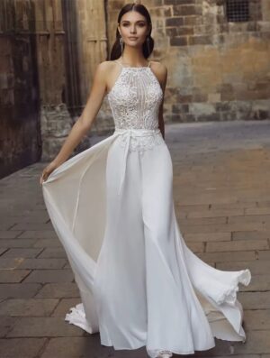 Boho Brautkleid Glanz der Stille