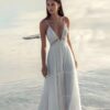 Boho Brautkleid Lichtstreif
