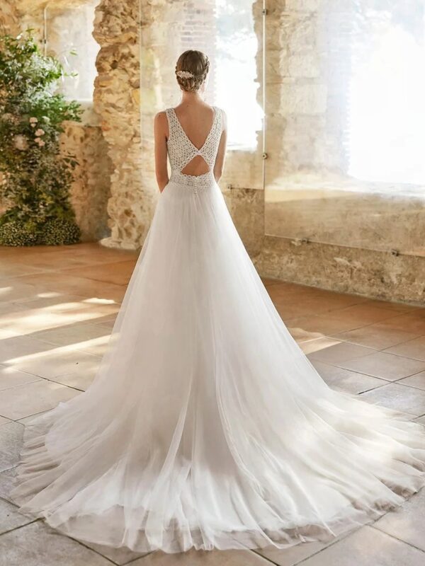 Boho Brautkleid Frühlingslicht