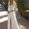 Boho Brautkleid Blütenflüstern