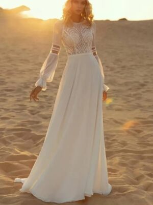 Boho Brautkleid Glanz des Morgens