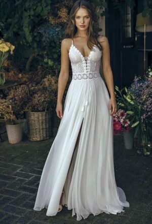 Boho Brautkleid Sonnenglanz