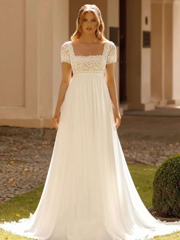 Boho Brautkleid Stilles Licht