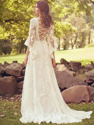 Boho Brautkleid Klang der Freiheit