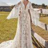 Boho Brautkleid Schatten der Erinnerung