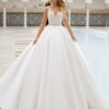 Sexy A Line Wedding Dress Lace Appliques Satin Bridal Dress Bohemian Wedding gowns Floor Length Customized vestido de noiva 5 H6c86abcc8c8f411c97028383799531708 Cropped
