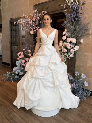 SoDigne Simple Satin A-Line Wedding Dresses Elegant Sleeveless Pleats Bridal Gowns Women Birde Dress Robe De Mariée Customized