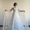 SoDigne A-line Elegant Wedding Dresses Full Sleeves V-Neck Lace Bridal Dress 2025 Long Wedding Gown Robe De Mairee Customized 6 S1610ee6e2ca0445f923302dc8c181d31y Cropped