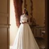 SoDigne A-line Satin/Lace Wedding Dress Full Sleeves High Neck Bride Dresses Women Bridal Gowns vestidos de novia Customized 6 S47f78ce03169482e86155ff19e1641d9C Cropped