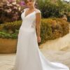 Pastrol A-Line Wedding Dresses Plus Size V Neck Cap Sleeves Bride Gowns Appliques Backless Floor Length Vestido De Noiva 2024 4 Sd210380ad3614009b913d56c390d55ee6 Cropped
