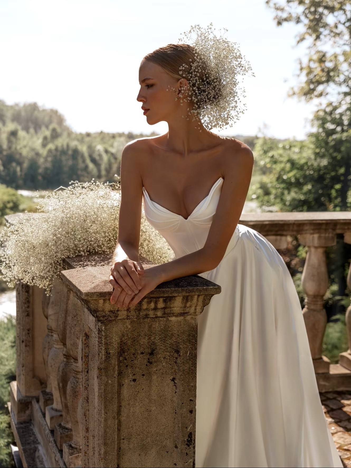 SoDigne A-line Satin Simple Wedding Dresses V-neck Sleeveless Bridal Dress 2025 Long Wedding Gown Robe De Mairee Customized 4 SoDigne A-line Satin Simple Wedding Dresses V-neck Sleeveless Bridal Dress 2025 Long Wedding Gown Robe De Mairee Customized – Bild 4