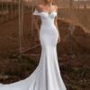 Elegant Mermaid Sweetheart Wedding Dress Women Lace Applique Off The Shoulder Crepe Bridal Gown Vestidos De Novia Customized 7 Had41dee26a2045b79ed39f88814fee27g Cropped