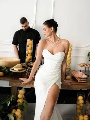 SoDigne Satin Mermaid Wedding Dress Sweetheart Sleeveless Bride Dresses 2025 Simple Bridal Gowns vestidos de novia Customized 6 S41b28ce5338646b4b4e1222a12f982a9P Cropped