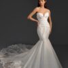 SoDigne Mermaid Satin Appliques Wedding Dresses Sweetheart Sleeveless Bridal Dress Long Wedding Gown Robe De Mairee Customized 6 S48c24418f9a145bdb21349566cff950eQ Cropped