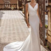 SoDigne Elegant Mermaid Wedding Dresses V-neck Sleeveless Satin Bridal Gown Appliques Long Beach Bridal Dress vestidos de novia 7 S5c4c714b74204653b448360cbac26fb4p