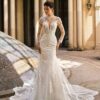 SoDigne Mermaid Lace Appliques Wedding Dresses Tulle Full Sleeves Bridal Dress Long Bride Gown vestidos de novia Customized 7 S6218fa515d44436e8b59ecbf7aa72099M Cropped